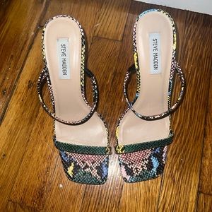 Steve Madden Crocodile print heels